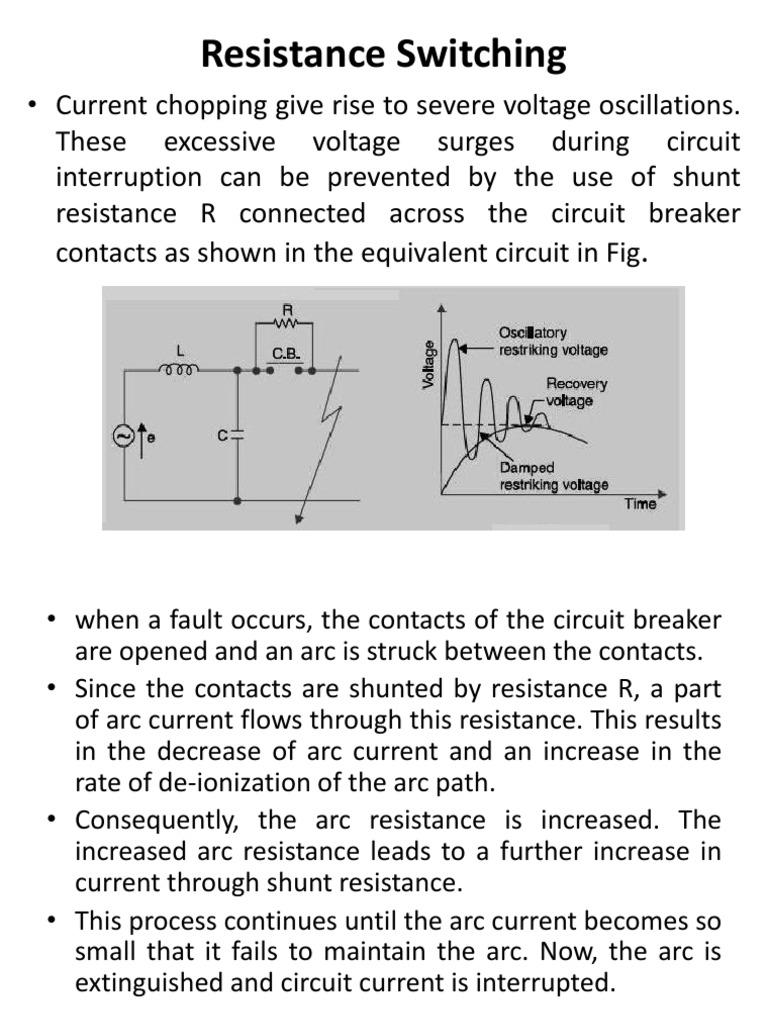 Circuit Breaker Ratings and Current Chopping | PDF | Electric Arc ...