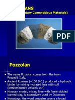 Pozzolans: (Supplementary Cementitious Materials)