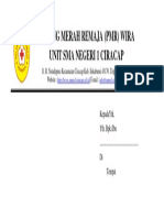 Format - Amplop Surat Undangan Pemateri PMR