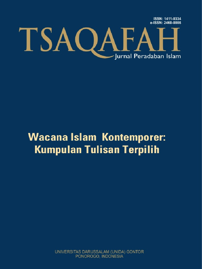 Jurnal Tsaqafah Terpilih Jurnal Tsaqafah Terpilih