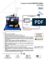 Computer Controlled Axial Flow Turbine, With SCADA Tfac: Engineering and Technical Teaching Equipment