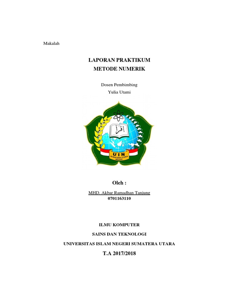 Cover Skripsi Uinsu Ide Judul Skripsi Universitas