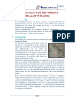 Planta de tratamiento Bellavista-Huaraz: procesos para obtención de agua potable