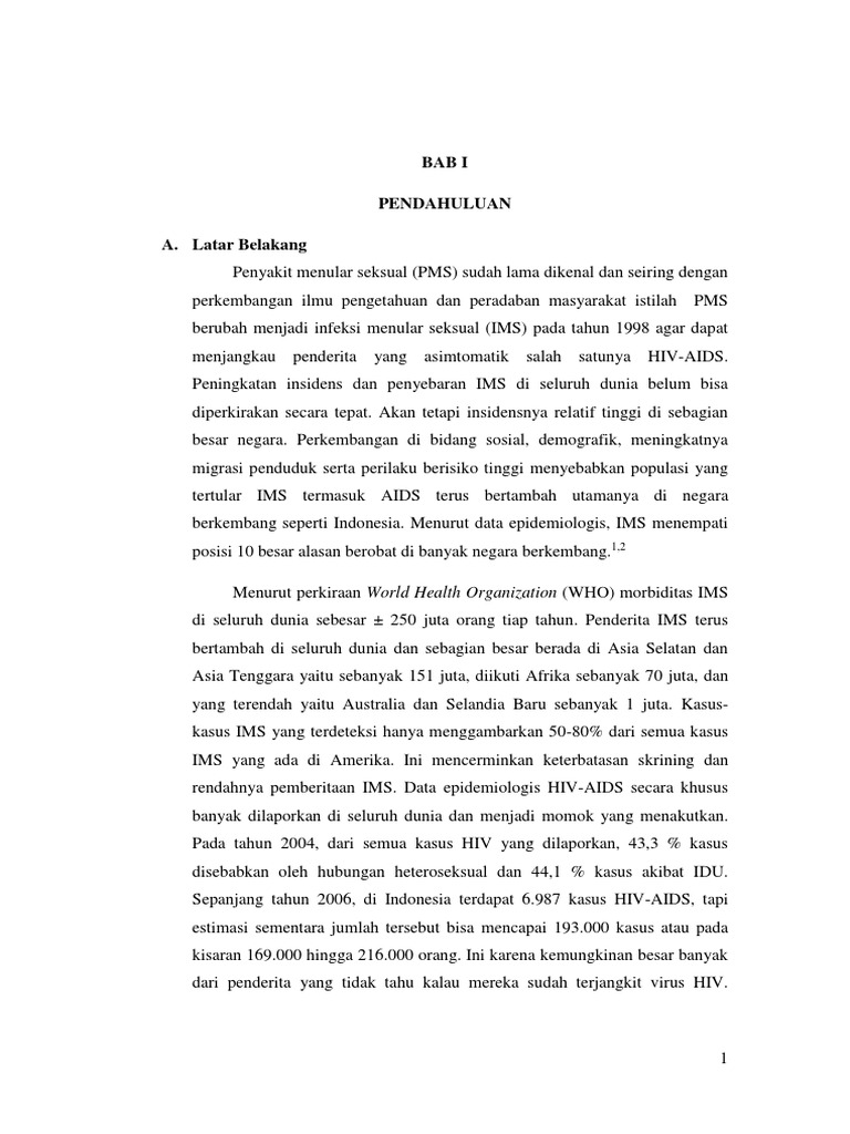 Makalah Surveilans Ims Dan Hiv-Aids | PDF