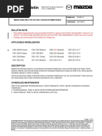 Mazda Guidelines for Factory Scheduled Maintenance