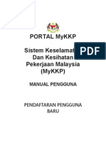MyKKP - Manual Register Login