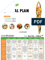 7 Day Meal Plan