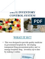 Drug Inventory Control System