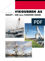 Trosvikgubben As: Taklift - 400 Tonn Floating Crane