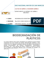 Biodegradación de Plásticos - Quinteros - UNMSM