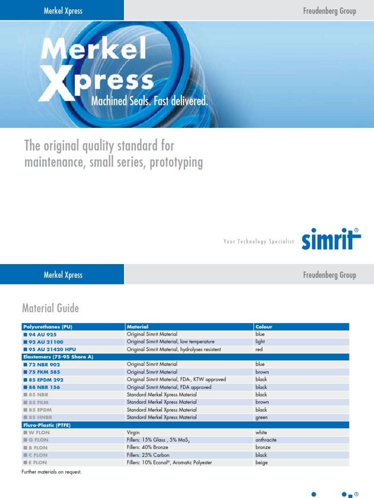 Catalogo Cierres Simrit | Download Free PDF | Polymer Chemistry ...