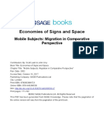 Lash and Urry (1994) Economies of Signs and Space - Chapter 7 - Mobile Subjects - Migration in Compar. Perspective