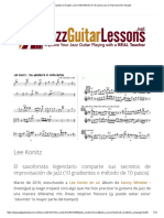 Lecciones de Guitarra de Jazz - Lee Konitz Método de 10 Pasos para La Improvisación Del Jazz