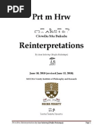 Prt m Hrw Reinterpretations