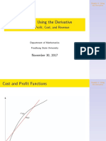 Chapter 4: Using The Derivative: Section 4: Profit, Cost, and Revenue