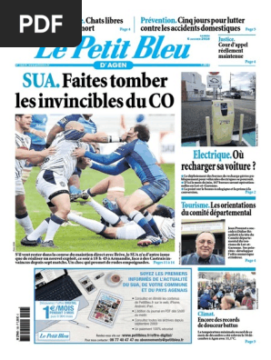 Journal Le Petit Bleu Agen Du 06 Janvier 18 Pdf Voiture Electrique Energie Et Ressources