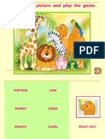 Animals Memory Game - Pps