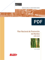 Plan Nacional Del Bambu