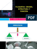 Plaquetas: Megacariopoyesis y Hemostasia Primaria