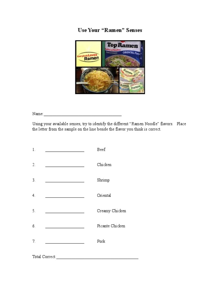 Ramen Noodles PDF