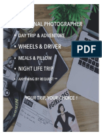 Wheels & Driver: Personal Photographer
