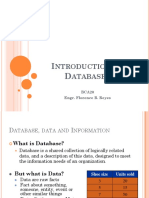 L1 - Introduction To Databases