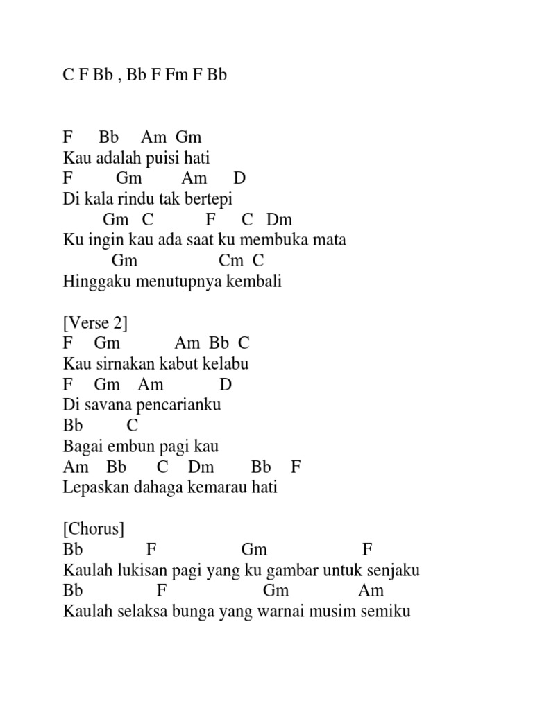 Chord Adera Muara Chord E Female PDF