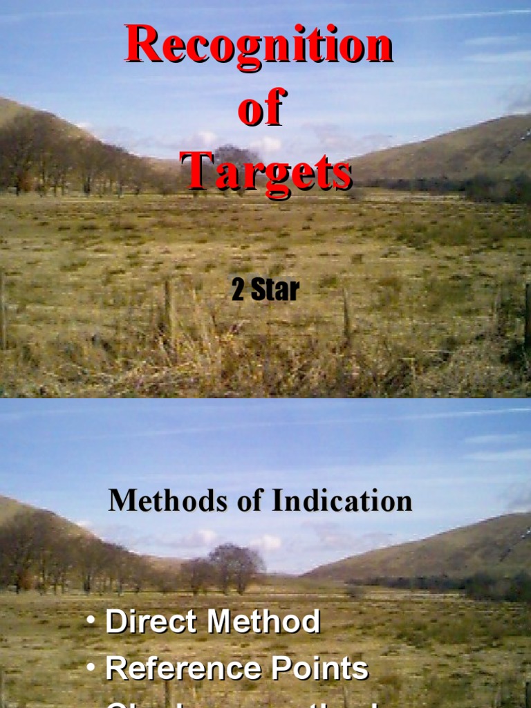 Target Recognition Methods Explained | PDF