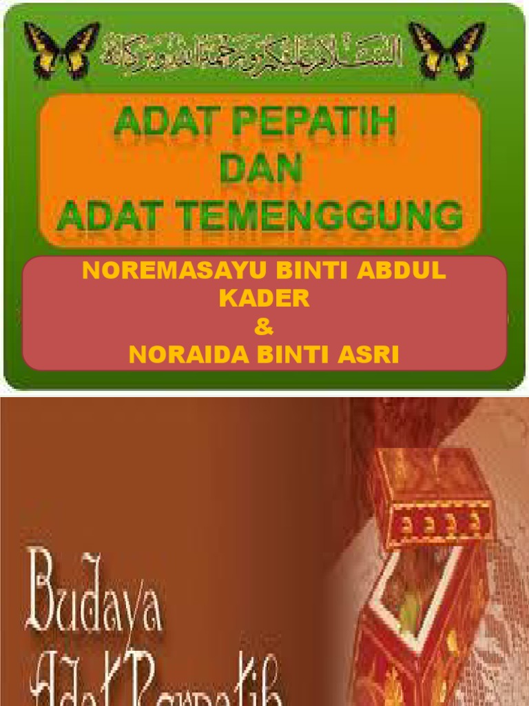  Adat Perpatih  Dan Adat  Temenggung