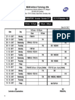 5) SEE - Time Table - Dec - 2017 - I to VII Sem