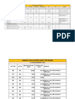 Sample Calculation Sheet: Description Length (M) Width (M) Height (M) Perimeter (M) QTY Unit Remarks 1 Excavaton