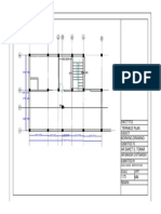 Terrace Plan Working Drawing