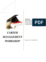 Career Management Workshop for FEA