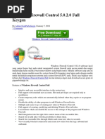 Windows Firewall Control 5.0.2.0 Full Keygen