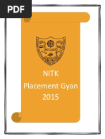 NITK Placement Gyan 2015 PDF