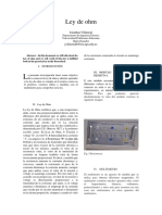 Ley de Ohm: Verificación teórica y práctica