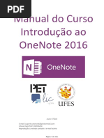 Introdução Ao OneNote 2016