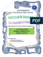 Universidad Nacional Del Santa: Sistemas de Protecciones Eléctricas