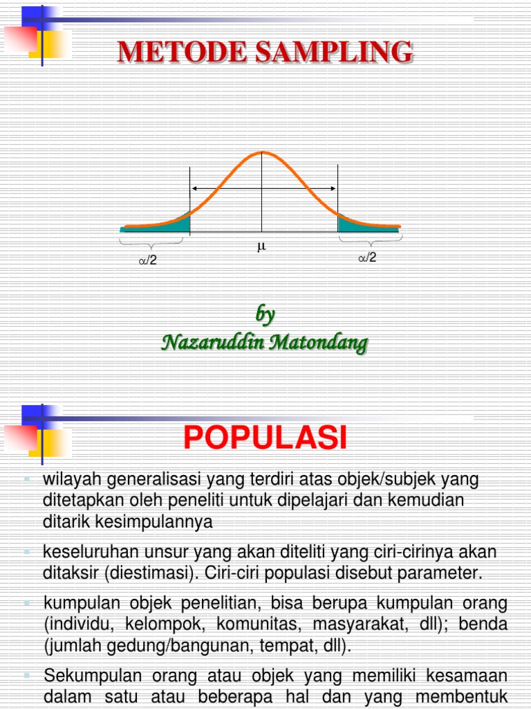 02 - Metode Sampling | PDF