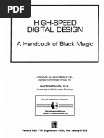 High Speed Digital Design An Introduction To Black Magic by Howard Johnson and Martin PDF