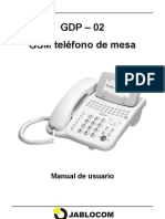 Manual Jablotron Gdp02 GSM