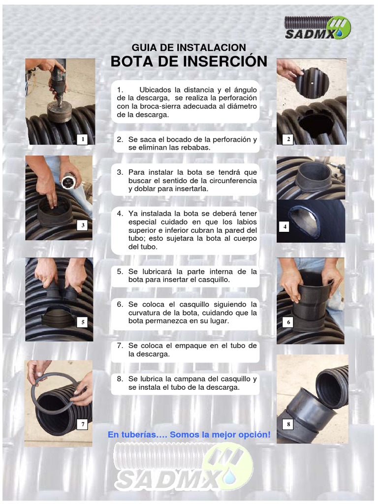 Instalación de Botas de Inserción | PDF