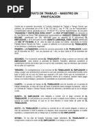 Contrato de Trabajo