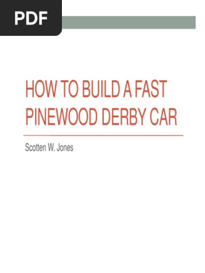 How to Build a Fast Pinewood derby car.pdf