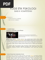 Contoh Kasus Pelanggaran Kode Etik Psikologi