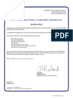 Spectrum Structural Validation Certificate PDF