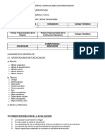 Elaboración de Los Diseños Curriculares Diversificados