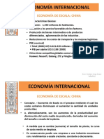Economia Internacional Economía de Escala 