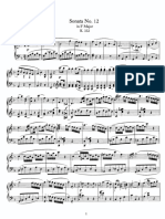 Piano Sonata No 12 in F, K 332