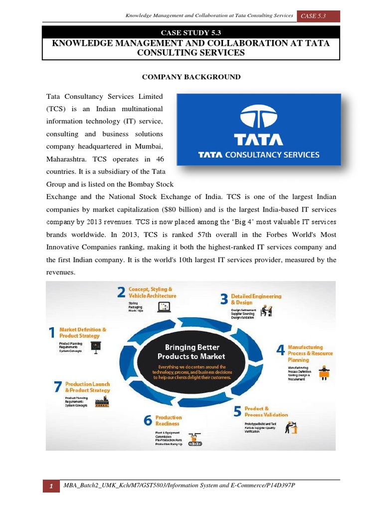 compensation management at tcs case study with solution